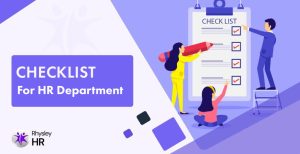 Checklist for HR Department