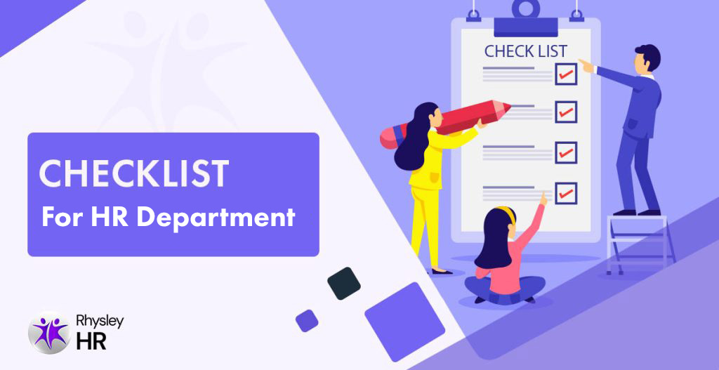Checklist for HR Department
